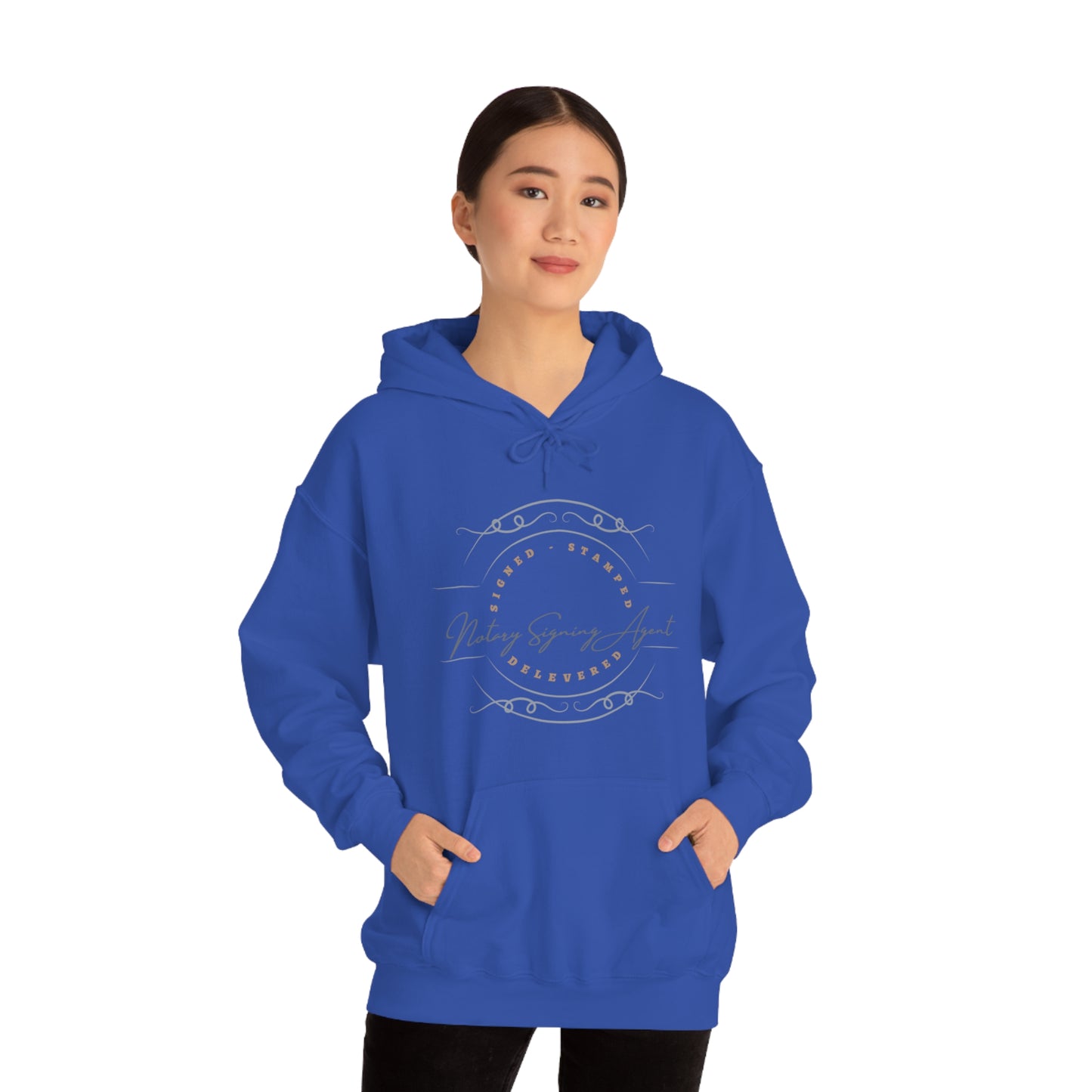 Graphic Unisex Pullover Heavy Blend Hooded Sweatshirt