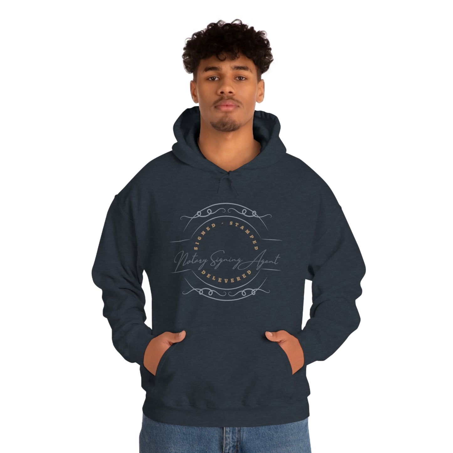 Graphic Unisex Pullover Heavy Blend Hooded Sweatshirt