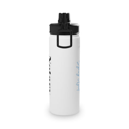 Custom "Notary Signing Agent" - Stainless Steel Water Bottle, Sports Lid