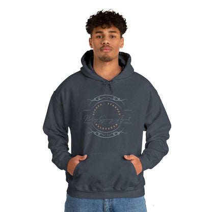 Custom "Signed, Stamped, Delivered Notary Signing Agent" Graphic Unisex Heavy Blend Hooded Sweatshirt