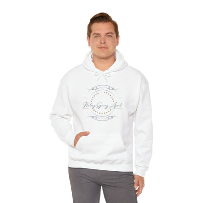 Custom "Signed, Stamped, Delivered Notary Signing Agent" Graphic Unisex Heavy Blend Hooded Sweatshirt