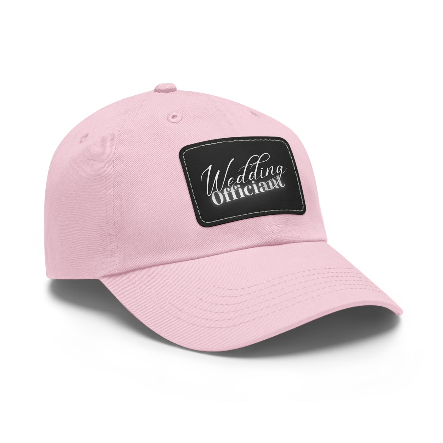 Dad Hat with Leather Patch (Rectangle)