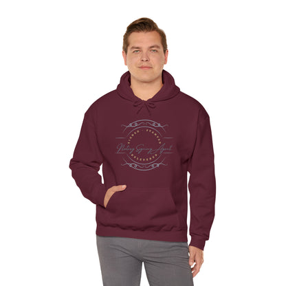 Custom "Signed, Stamped, Delivered Notary Signing Agent" Graphic Unisex Heavy Blend Hooded Sweatshirt