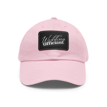 Dad Hat with Leather Patch (Rectangle)