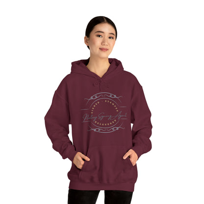 Custom "Signed, Stamped, Delivered Notary Signing Agent" Graphic Unisex Heavy Blend Hooded Sweatshirt