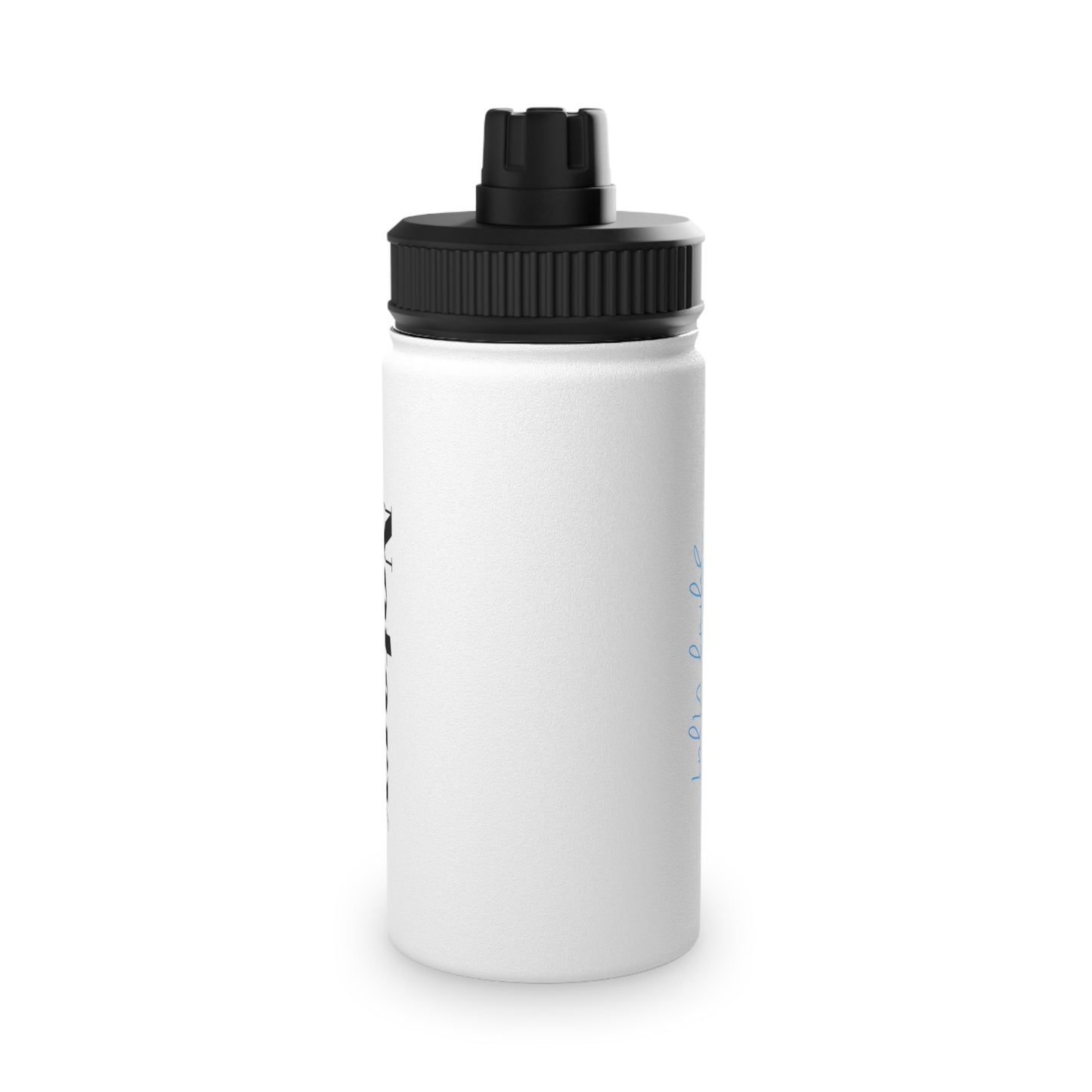 Custom "Notary Signing Agent" - Stainless Steel Water Bottle, Sports Lid