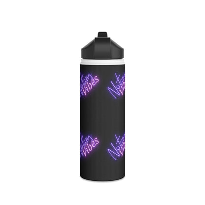 Insulated, Graphic, Stainless Steel Water Bottle, Standard Lid