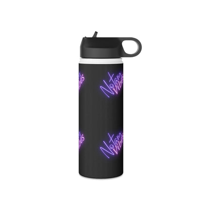 Insulated, Graphic, Stainless Steel Water Bottle, Standard Lid