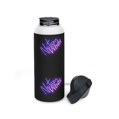 Insulated, Graphic, Stainless Steel Water Bottle, Standard Lid