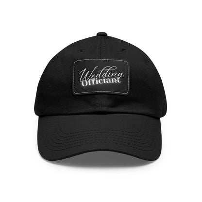 Dad Hat with Leather Patch (Rectangle)