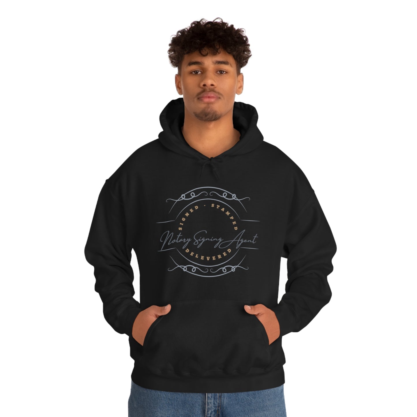 Graphic Unisex Pullover Heavy Blend Hooded Sweatshirt