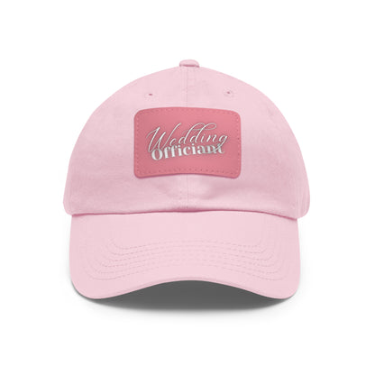 Dad Hat with Leather Patch (Rectangle)