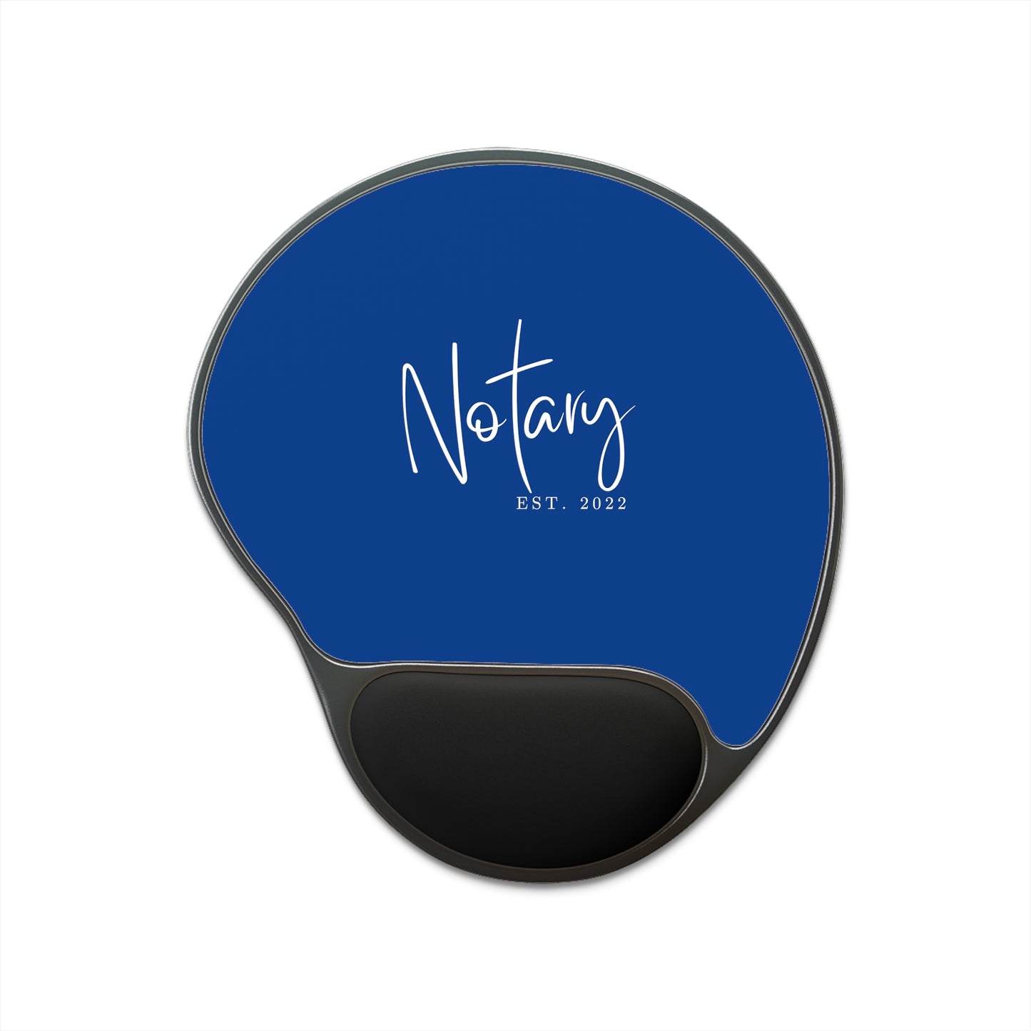 Custom "Notary, Est. 2022" - Mouse Pad With Wrist Rest