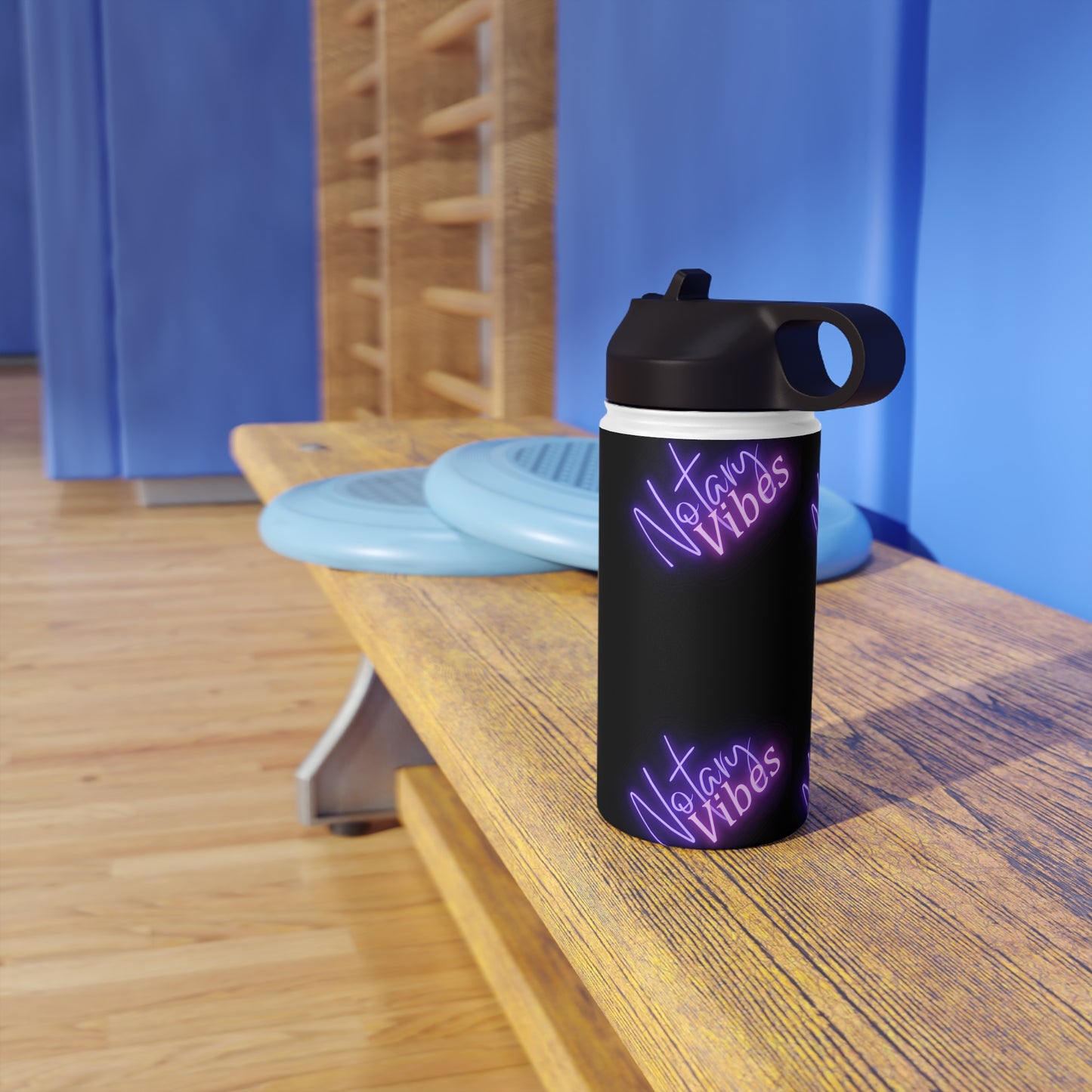 Insulated, Graphic, Stainless Steel Water Bottle, Standard Lid