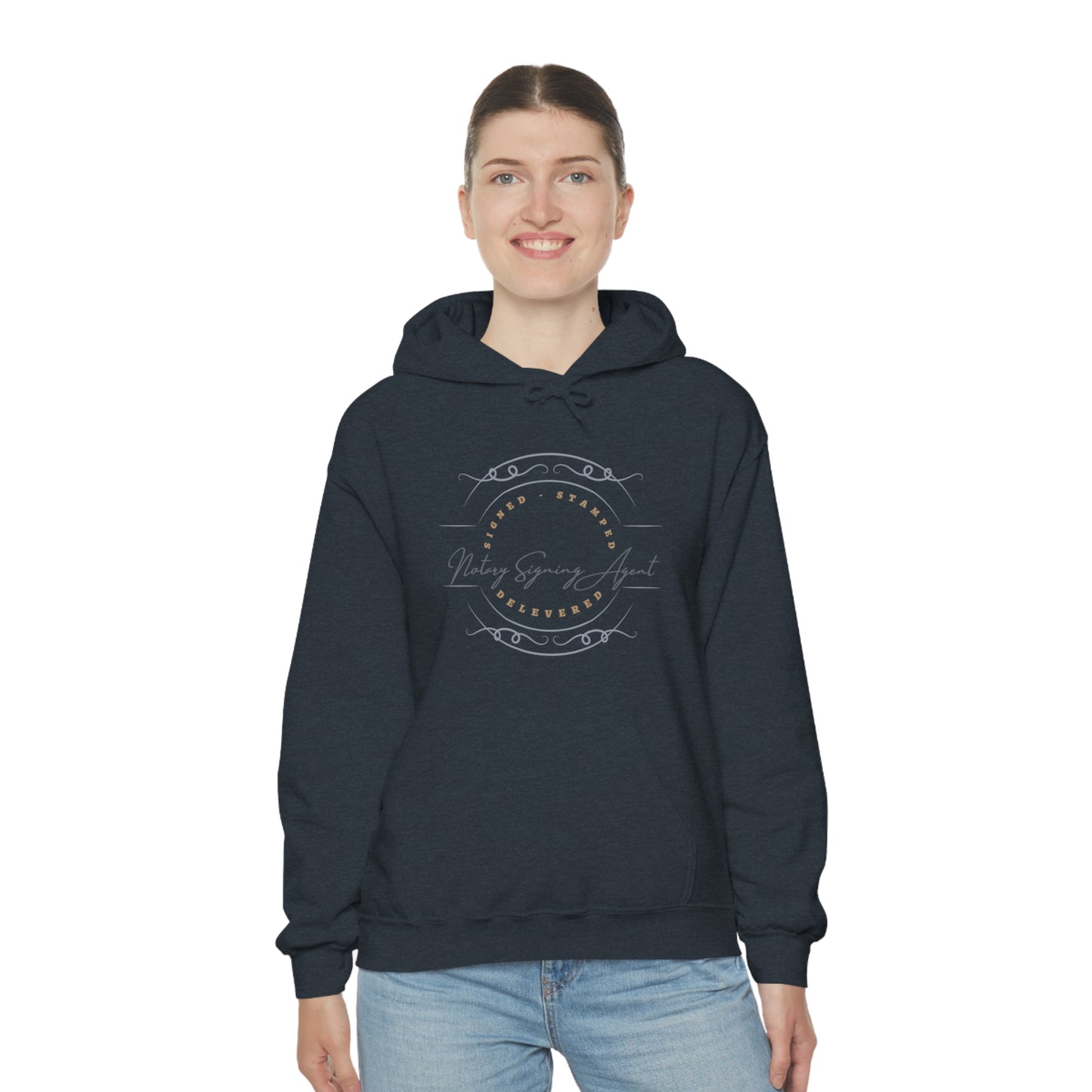 Graphic Unisex Pullover Heavy Blend Hooded Sweatshirt