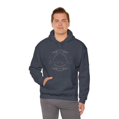 Custom "Signed, Stamped, Delivered Notary Signing Agent" Graphic Unisex Heavy Blend Hooded Sweatshirt