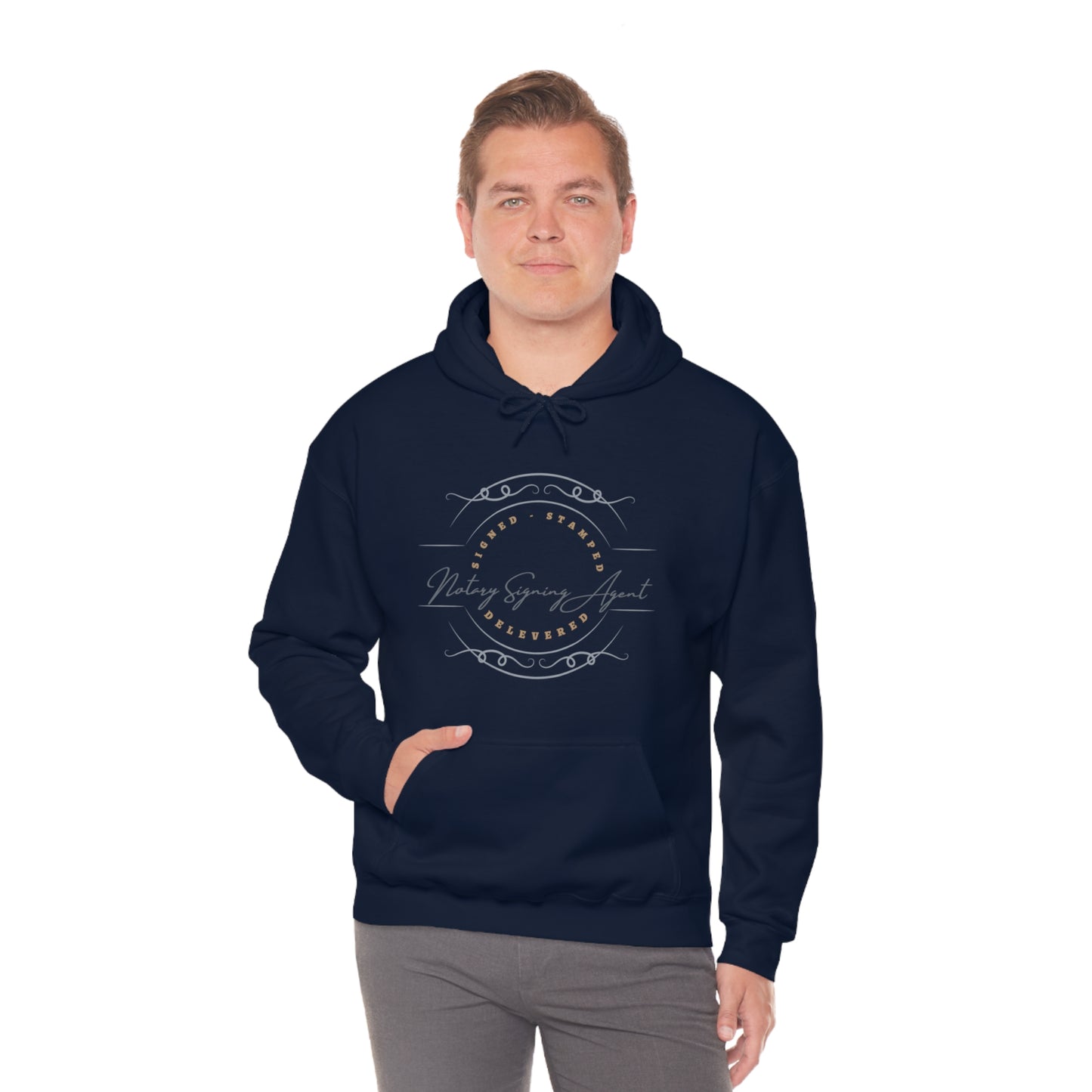 Graphic Unisex Pullover Heavy Blend Hooded Sweatshirt