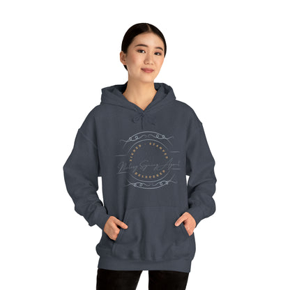 Custom "Signed, Stamped, Delivered Notary Signing Agent" Graphic Unisex Heavy Blend Hooded Sweatshirt