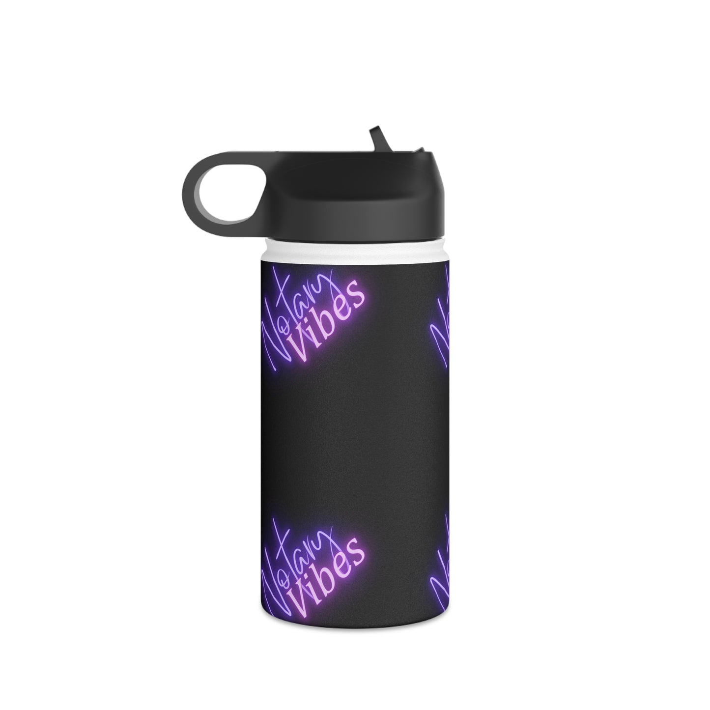 Insulated, Graphic, Stainless Steel Water Bottle, Standard Lid