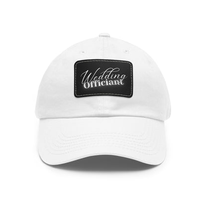 Dad Hat with Leather Patch (Rectangle)